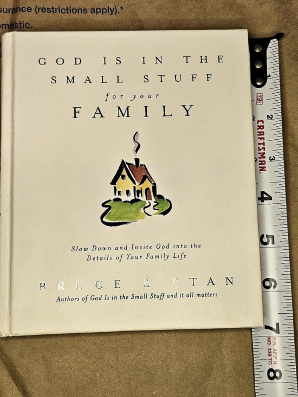 Promise Press God Is in the Small Stuff for Your Family Book - Used